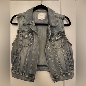 Talula aritzia jean sparkly vest